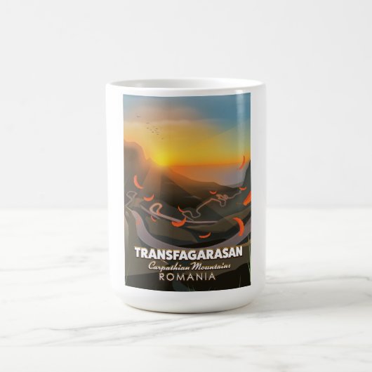 Transfagarasan, Karpaten, Rumänische Straße Kaffeetasse (Mittel)