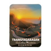 Transfagarasan, Karpaten, Rumänische Straße Magnet (Vertikal)