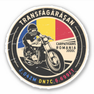Transfagarasan   Rumänien   Motorrad Aufkleber