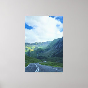 Transfagarasan-Straße – Karpaten-Gebirgsdruck Leinwanddruck