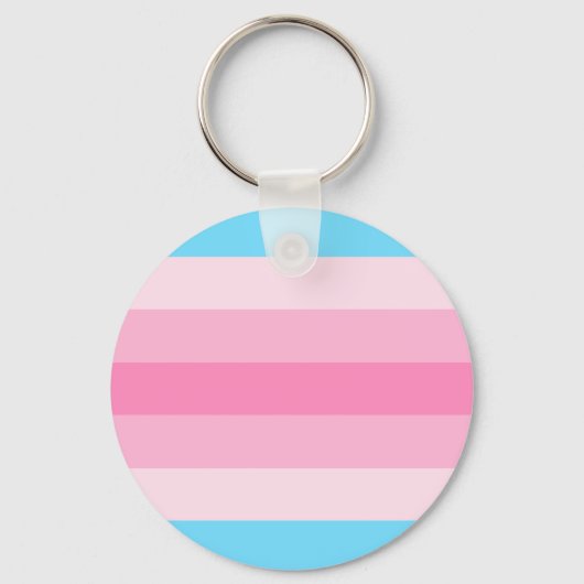 transfeminine Flagge Schlüsselanhänger (Vorderseite)