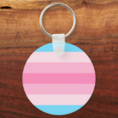 transfeminine Flagge Schlüsselanhänger (Vorderseite)