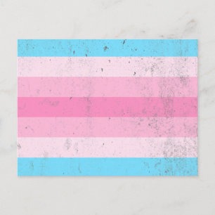 Transfemme Feiertagspostkarte