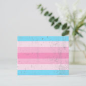 Transfemme Feiertagspostkarte (Stehend Vorderseite)