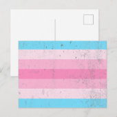 Transfemme Feiertagspostkarte (Vorne/Hinten)