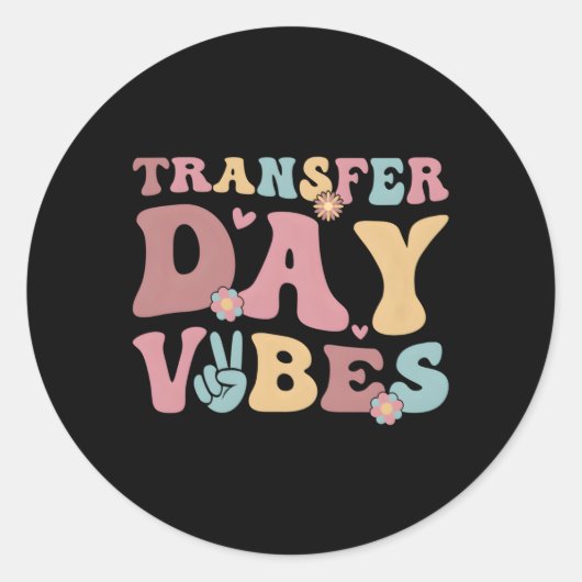Transfer Day S Transfer Day IV Transfer Day Runder Aufkleber (Vorderseite)