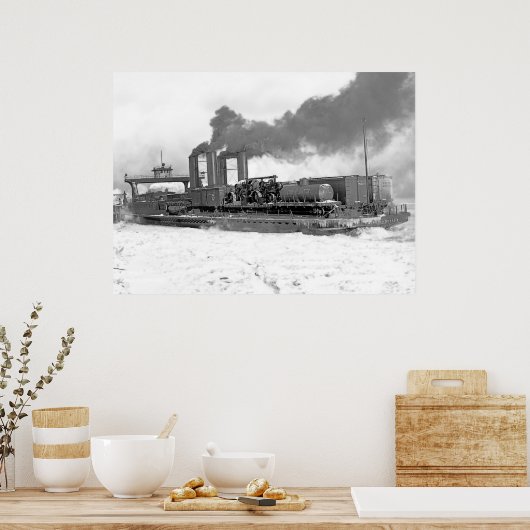 Transferfähre Poster (Küche)