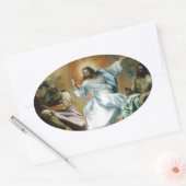 Transfiguration_by_Lodovico_Carracci. Ovaler Aufkleber (Umschlag)
