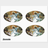 Transfiguration_by_Lodovico_Carracci. Ovaler Aufkleber (Blatt)