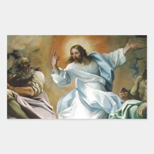 Transfiguration_by_Lodovico_Carracci. Rechteckiger Aufkleber (Vorderseite)