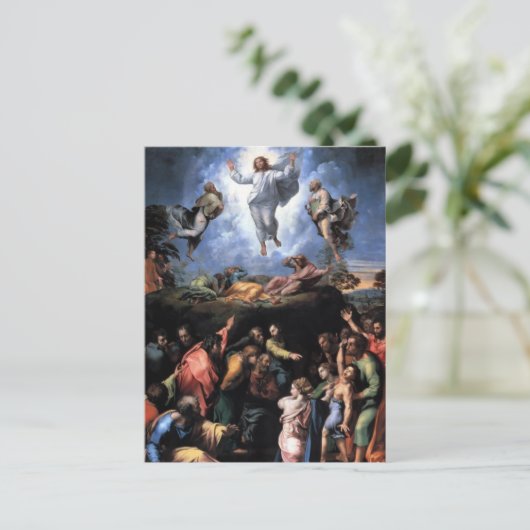 Transfiguration Fine Art Postkarte (Stehend Vorderseite)