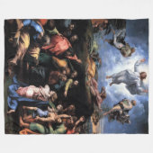 TRANSFIGURATION Fleece Blanket (Vorderseite (Horizontal))