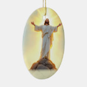 Transfiguration of the Lord God's Peace Blessings Keramik Ornament (Rechts)