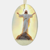 Transfiguration of the Lord God's Peace Blessings Keramik Ornament (Links)