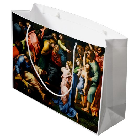 Transfiguration, Raphael Große Geschenktüte (Rückseite Schrägansicht)
