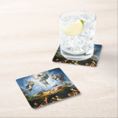 Transfiguration, Raphael Rechteckiger Pappuntersetzer (Vor Ort)