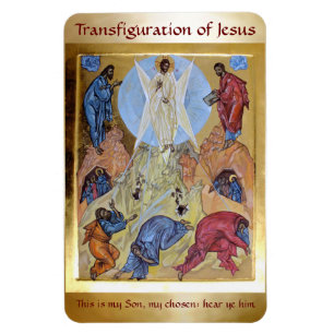 Transfiguration von Christus Magnet