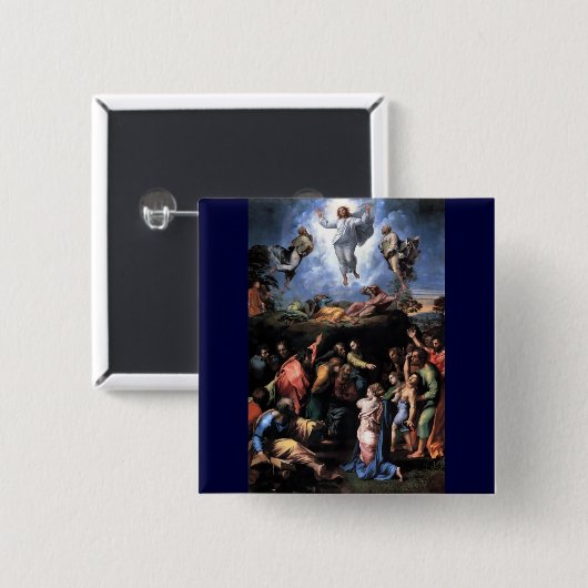 TRANSFIGURATION VON JESUS BUTTON (Vorne & Hinten)