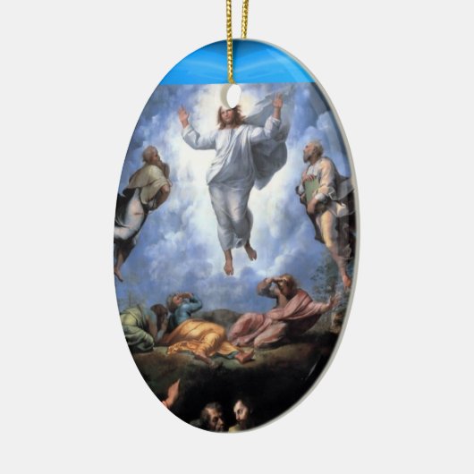 TRANSFIGURATION VON JESUS KERAMIK ORNAMENT (Links)