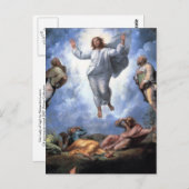TRANSFIGURATION VON JESUS POSTKARTE (Vorne/Hinten)