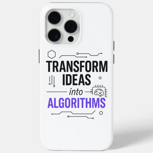 Transform Ideas Algorithm Case | Tech Builder (Rückseite)