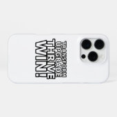 Transform Upgrade Thrive Win iPhone Hülle (Rückseite (Horizontal))
