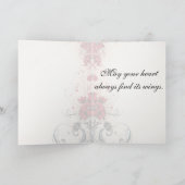 Transform with Love Greeting Card – Elegant Butter Karte (Innenseite)
