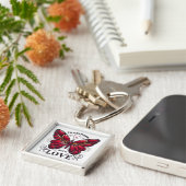 Transform with Love Keychain – Symbol of Change Schlüsselanhänger (Seite)