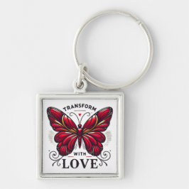 Transform with Love Keychain – Symbol of Change Schlüsselanhänger