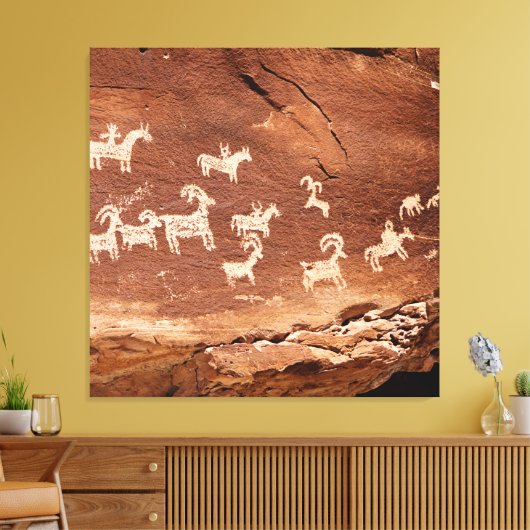 Transform Your Walls Into a Sacred Story Southwest Leinwanddruck (Insitu (Wohnzimmer))