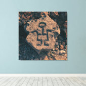 Transform Your Walls Into a Sacred Story Southwest Leinwanddruck (Insitu (Holzboden))