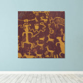 Transform Your Walls Into a Sacred Story Southwest Leinwanddruck (Insitu (Holzboden))