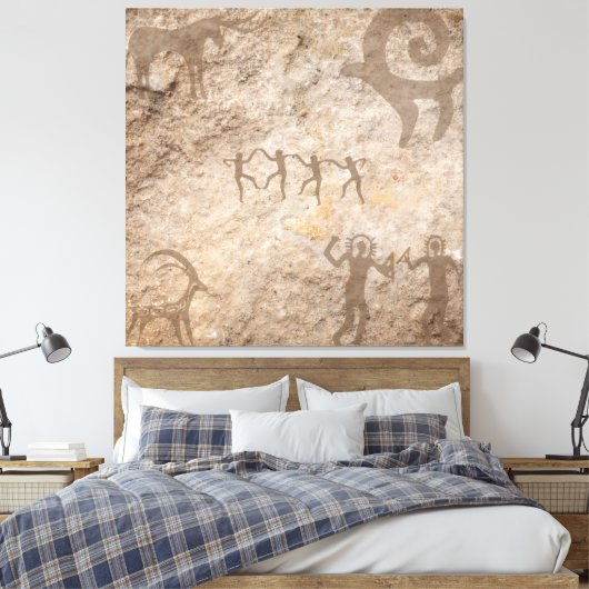 Transform Your Walls Into a Sacred Story Southwest Leinwanddruck (Insitu (Schlafzimmer))