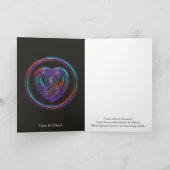 TRANSFORMATION 001 - NEBULA - KUNSTKARTE KARTE (Innenseite)