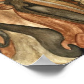 Transformation Aquarelldruck Poster (Ecke)