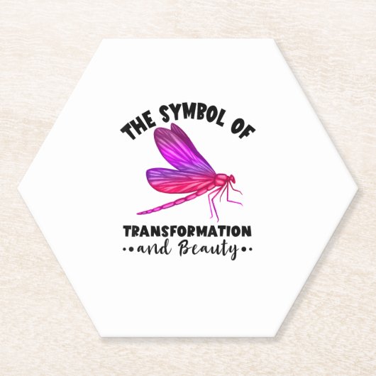 Transformation Beauty Nature Insect Dragonflies Dr Untersetzer (Vorderseite)