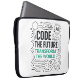 Transformation der Welt | Code Future Laptopschutzhülle (Vorne Rechts)