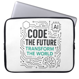 Transformation der Welt Code Future Laptopschutzhülle