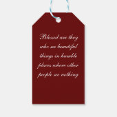 Transformation Jesu, Geschenkanhänger (Rückseite)