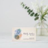 Transformation Line Art Butterfly Life Coach Visitenkarte (Stehend Vorderseite)