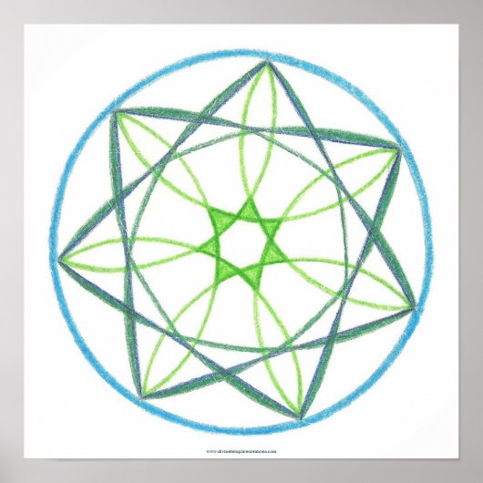 Transformation Mandala #2 Poster (Vorne)