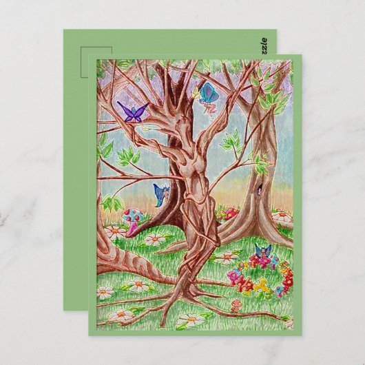 "Transformation" Postkarte (Vorne/Hinten)