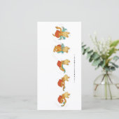 Transformation - Shrug Island Grußkarte Karte (Stehend Vorderseite)