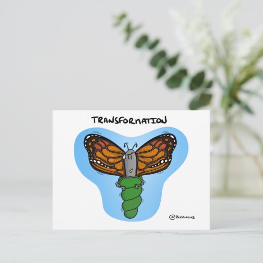 Transformations-Coaching-Karte Postkarte (Stehend Vorderseite)