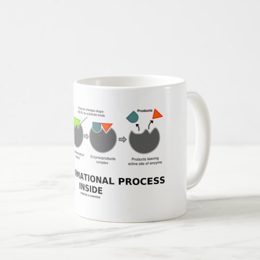 Transformationsprozess-Innenteil (Enzymsubstrat) Kaffeetasse (VorderseiteRechts)