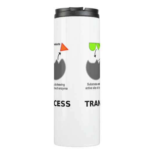Transformationsprozess-Inside-Enzymsubstrat Thermosbecher (Rückseite)