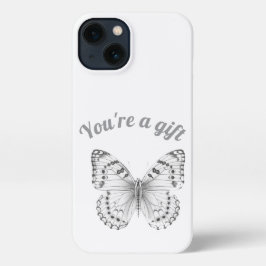 Transformative Butterfly-Sketch-Handy-Case iPhone 13 Hülle