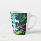 transformative Mantra Wasserfall Kaffeetasse Milchtasse (Rechts)