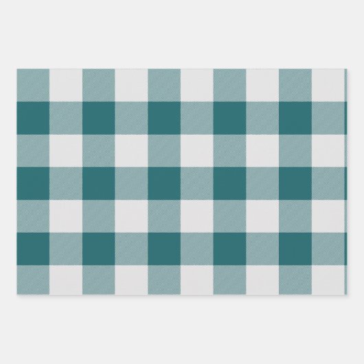 Transformative Teal - Fair Isle - Holiday Geschenkpapier Set (Vorderseite 3)