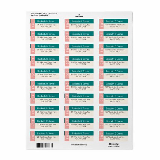 Transformative Teal Modern Contemporary Wedding (Vorne)